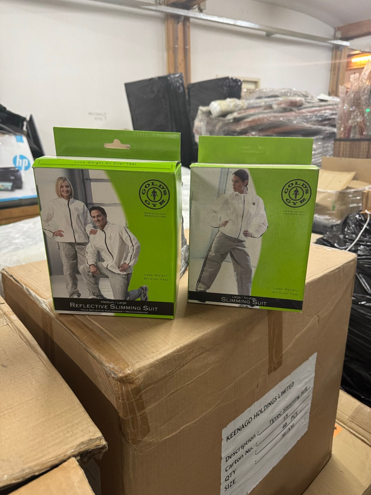 1000 Gold's Gym Reflective Slimming Suits - Maat L/XL, Ophalen of Verzenden, Nieuw, Overige typen