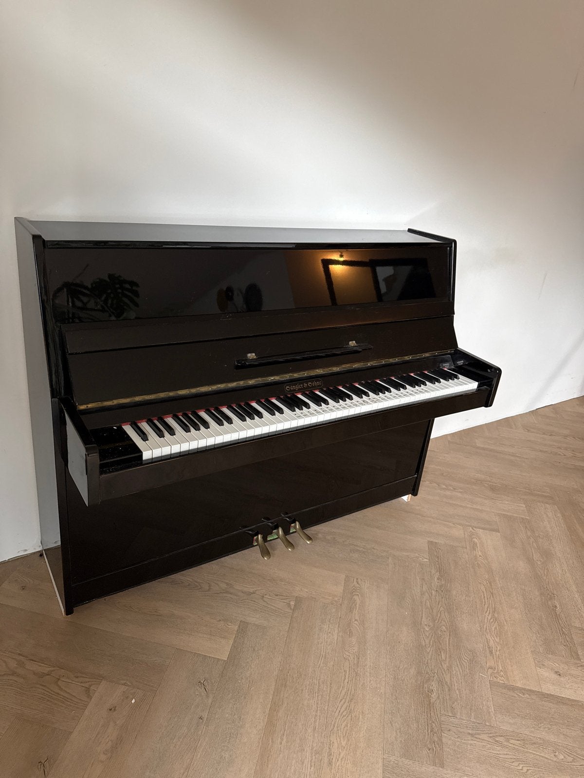 Piano, Gebruikt, Zwart, Ophalen of Verzenden, Piano