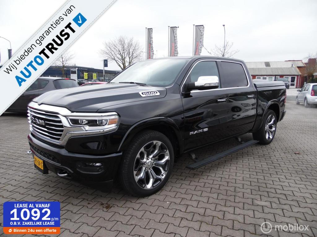 Dodge Ram 1500 4X4 5.7 V8 4x4 Crew Cab Long Horn Full Option, Auto's, Dodge, Bedrijf, Te koop, RAM 1500, 360° camera, ABS, Achteruitrijcamera