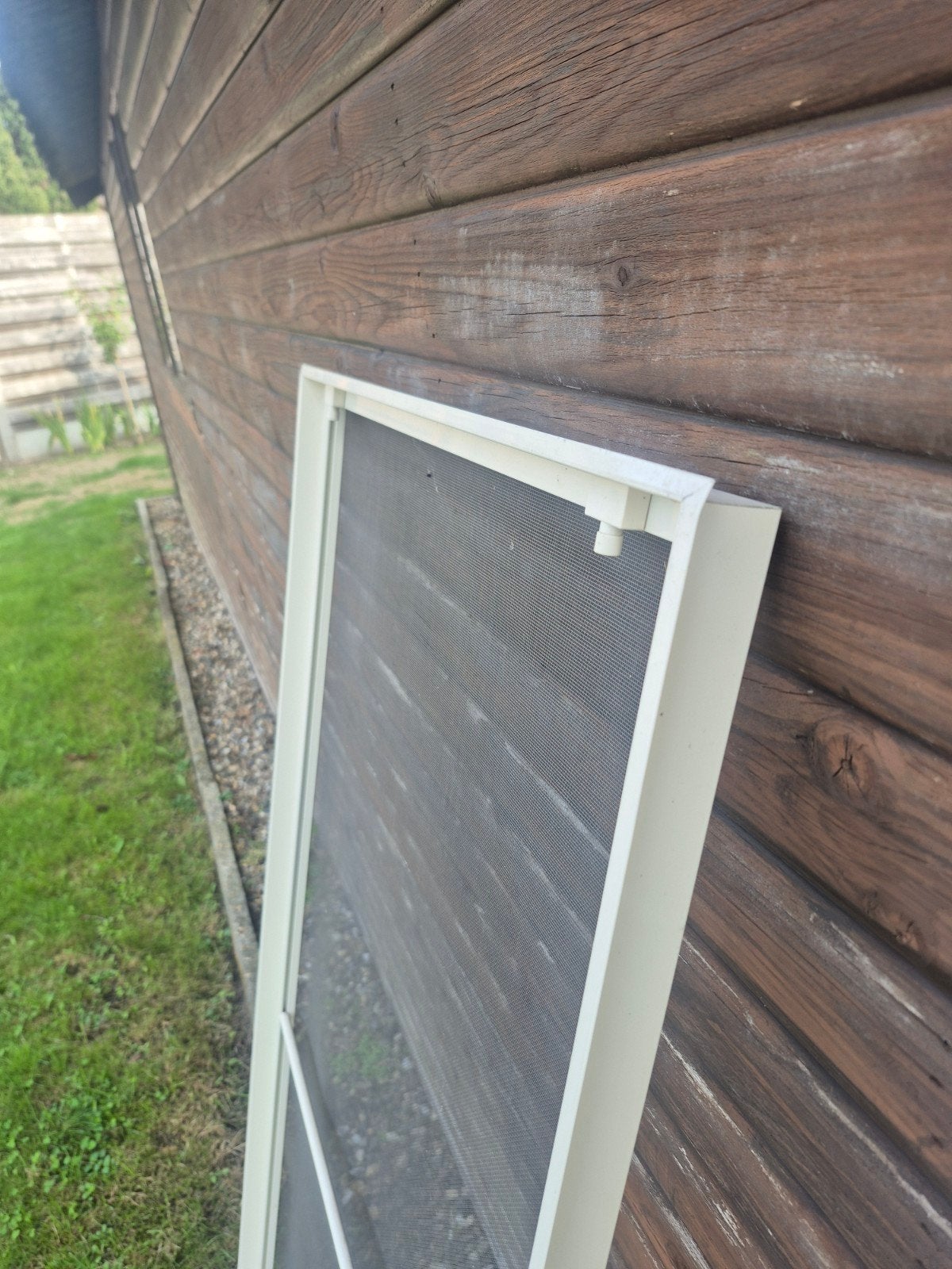 inzet raamhor - Wit/ crème frame, insectenwering, Ophalen, Zo goed als nieuw, Overige typen, Minder dan 200 cm