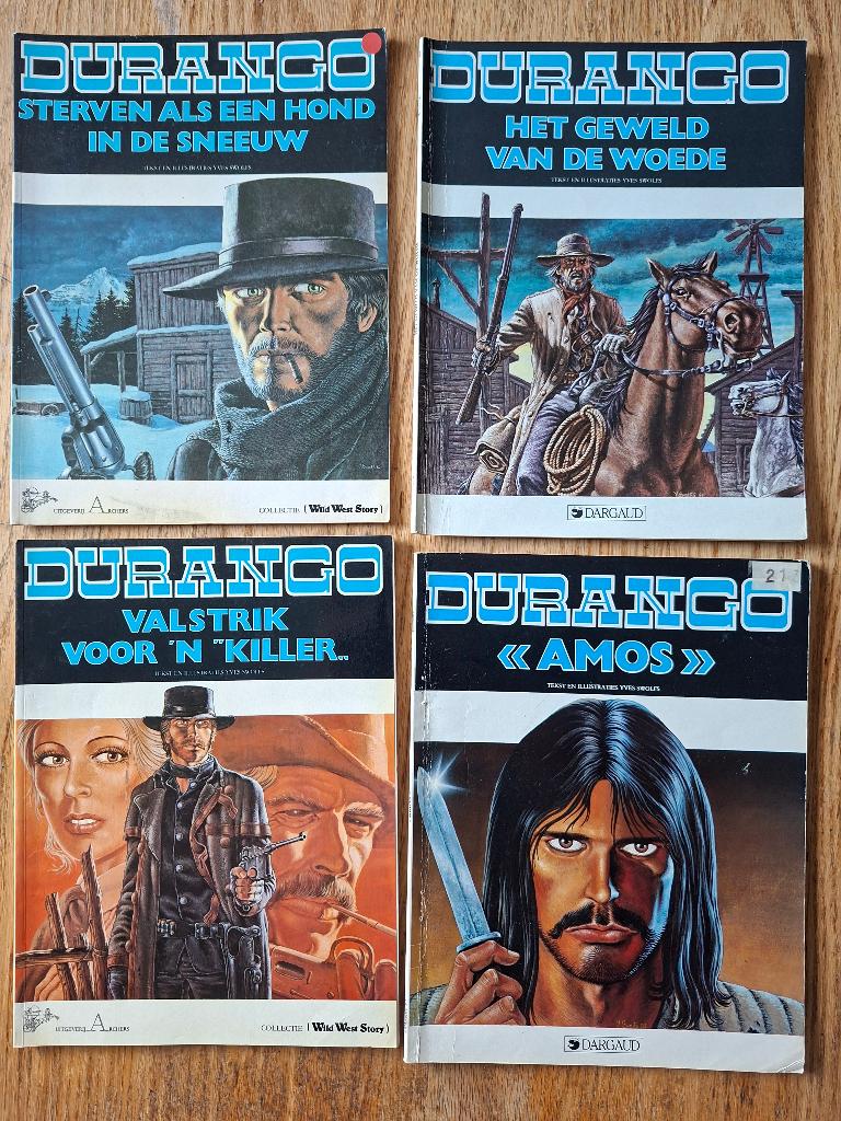 Durango 4x, deel 1, 2, 3, 4 Yves Swolfs evt ook los te koop, Gelezen, Ophalen of Verzenden, Yves Swolfs, Meerdere stripboeken
