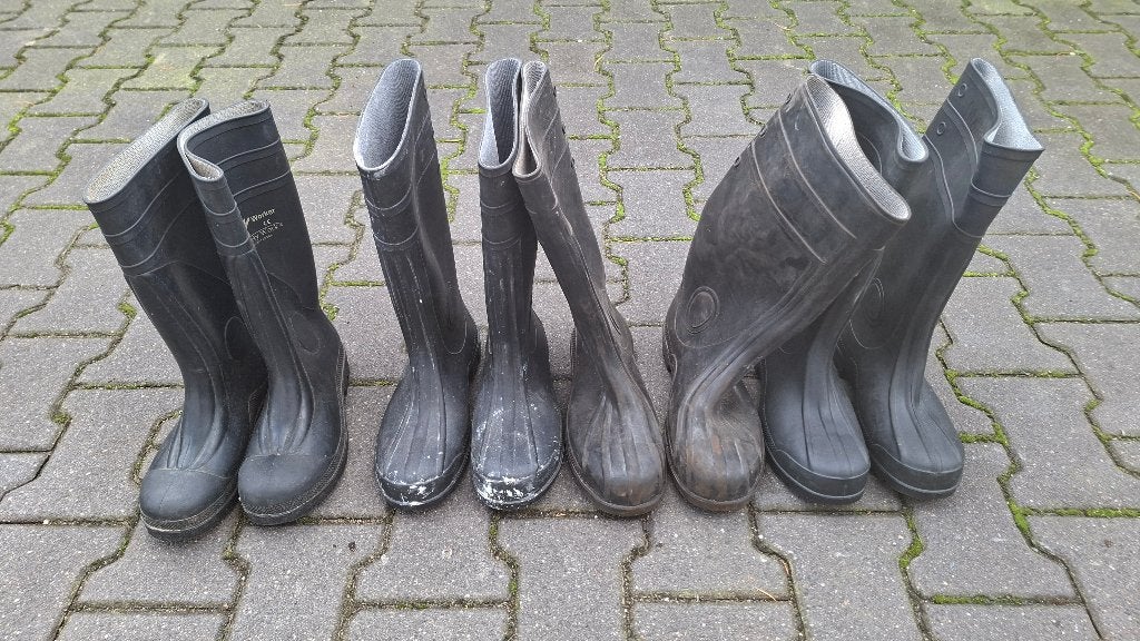 4 paar S4-S5 werklaarzen veiligheidsneus! Maat 38-40-42-43, ., Ophalen of Verzenden, Zo goed als nieuw, .