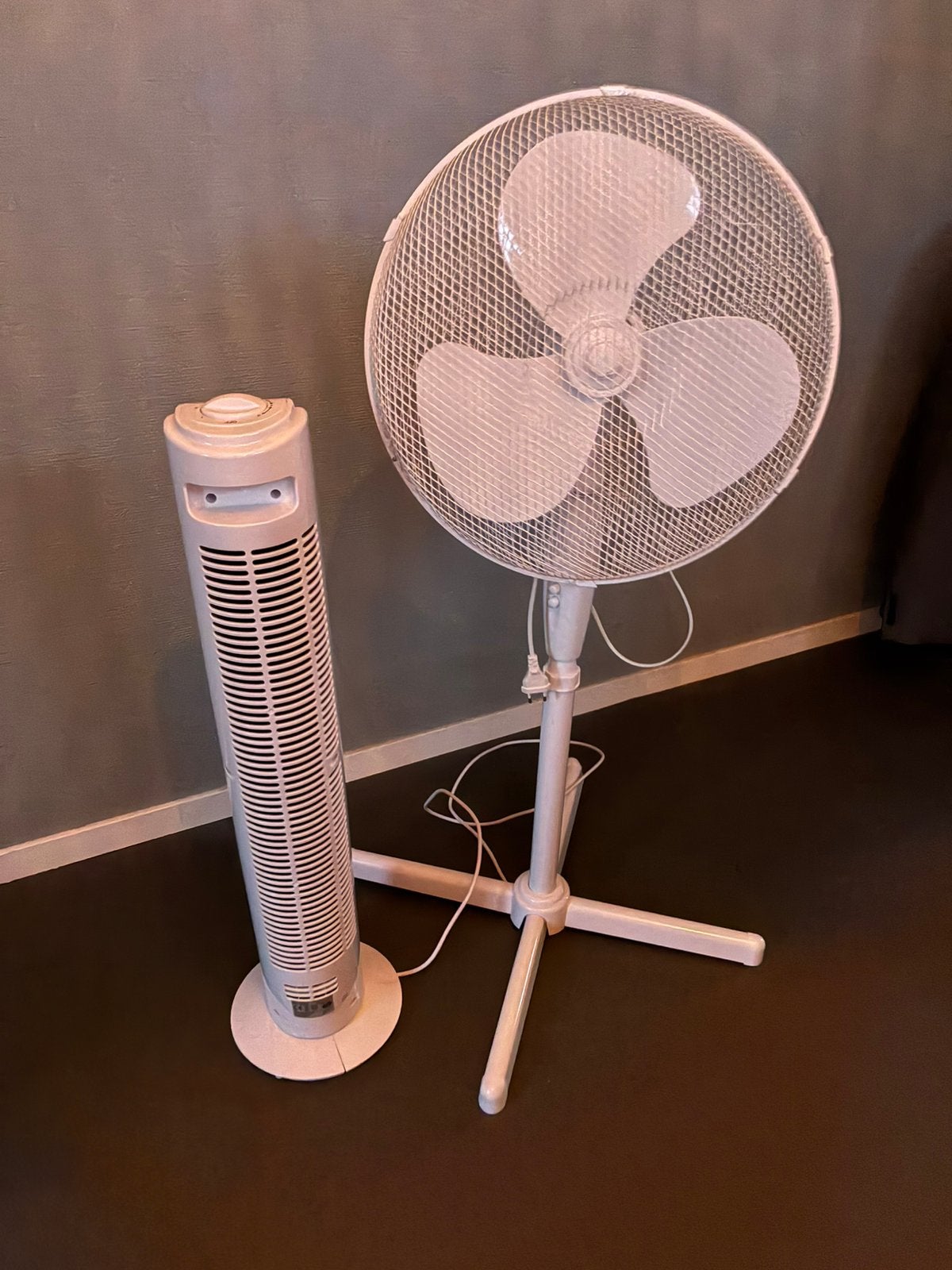 Te koop 2 ventilators, Witgoed en Apparatuur, Ophalen, Zo goed als nieuw, Plafondventilator
