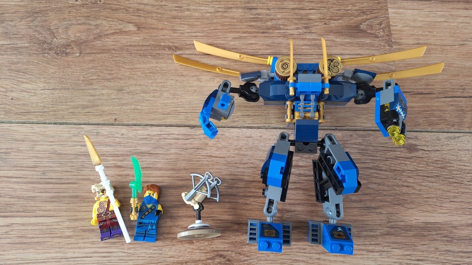 LegoNINJAGO 70754 Electronech, Jay en Chope, Ophalen of Verzenden, Zo goed als nieuw, Complete set, Lego