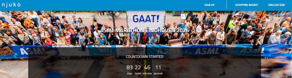 ASML Marathon Startbewijs, Sport en Fitness, Loopsport en Atletiek, Overige typen, Nieuw, Hardlopen, Ophalen