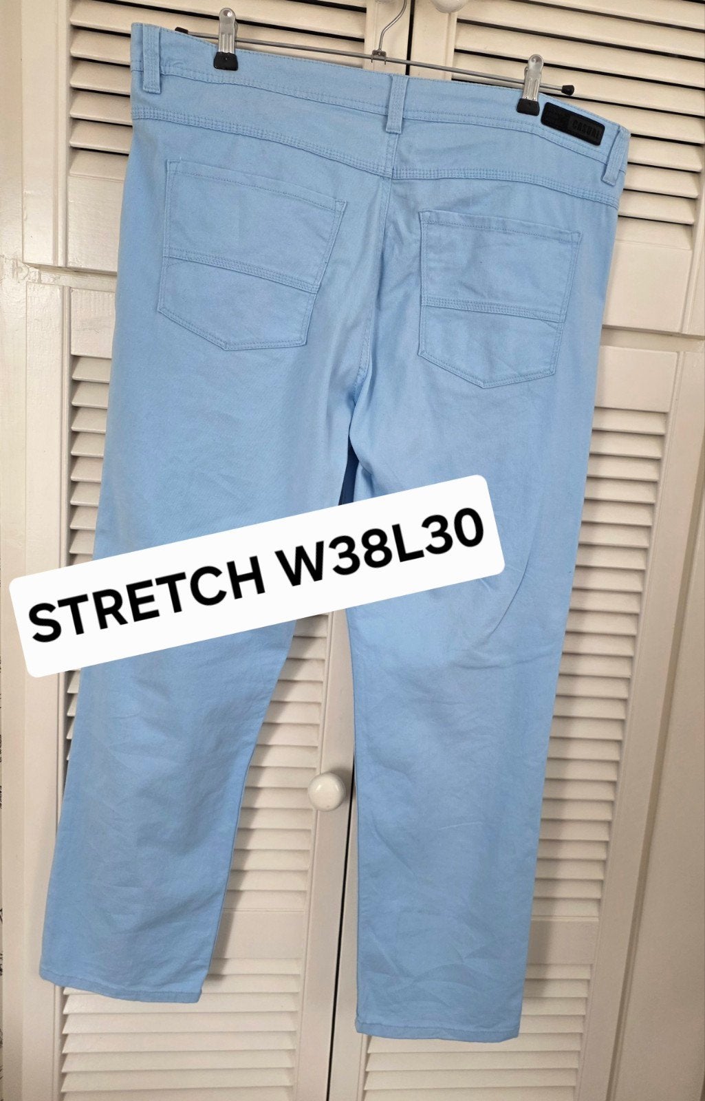Stijlvolle Miller & Monroe Heren zomerbroek CHINO  - W38 L30, Kleding | Heren, Ophalen of Verzenden, Zo goed als nieuw, Blauw