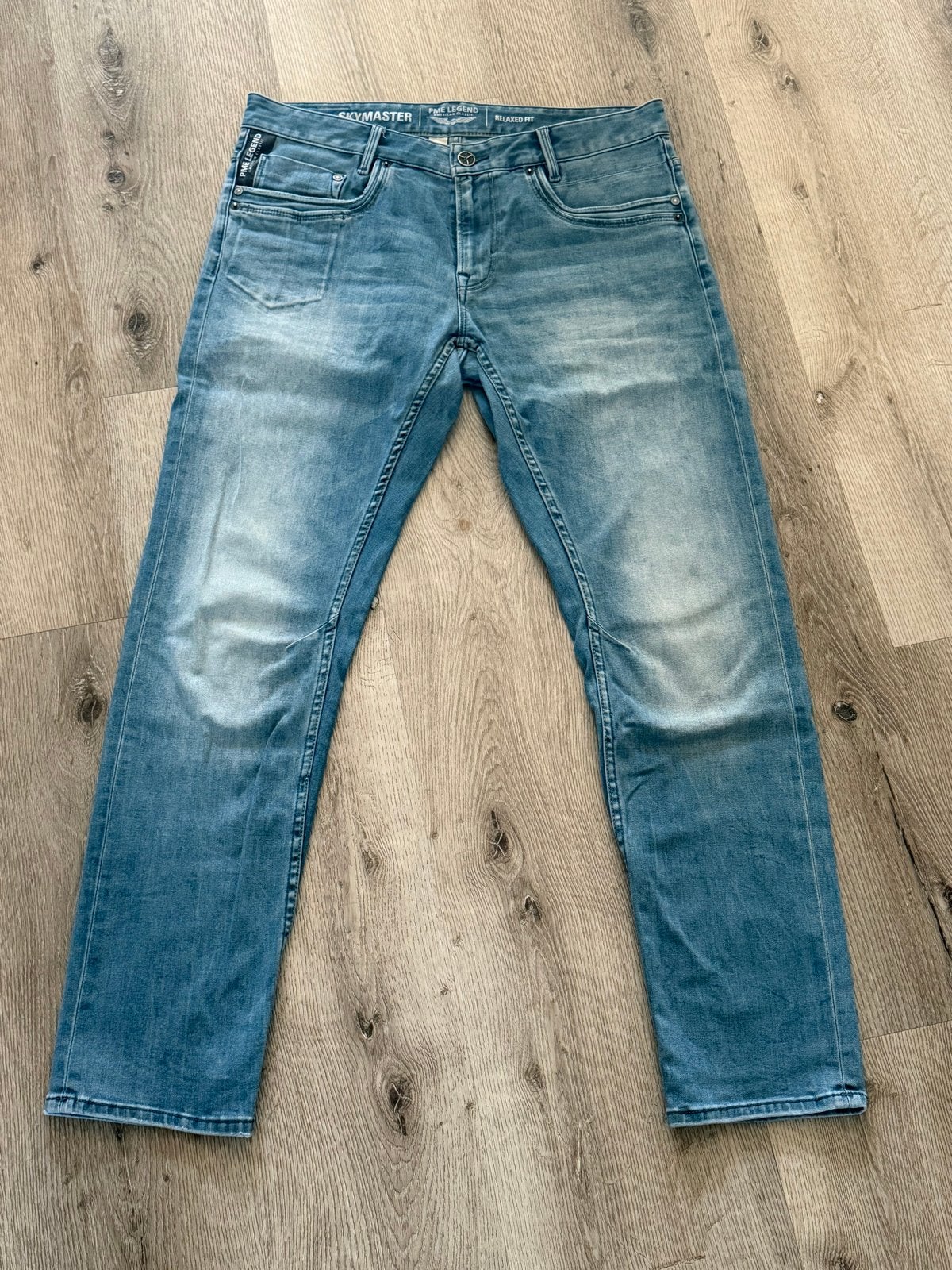 PME Legend Skymaster Jeans W34/L32, Kleding | Heren, Spijkerbroeken en Jeans, Ophalen of Verzenden, Gedragen, Blauw, Overige jeansmaten