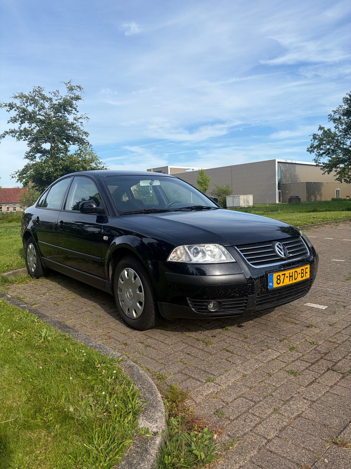Volkswagen Passat 2.0 85KW 2001 Zwart, Auto's, Voorwielaandrijving, Stof, Zwart, 1984 cc