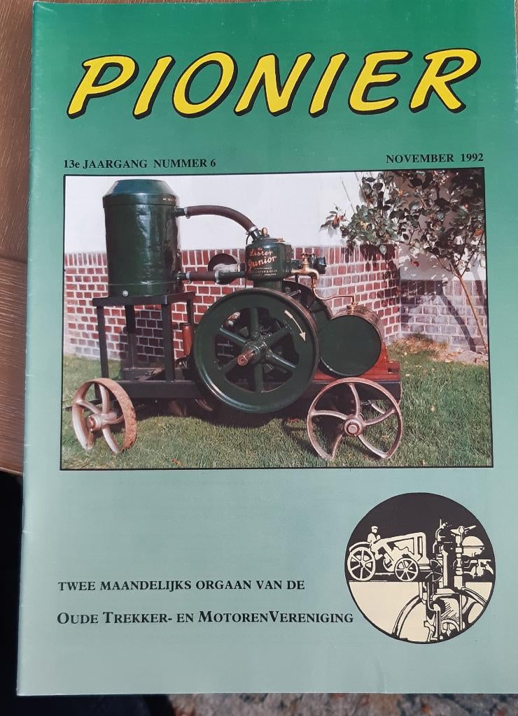 PIONIER TRACKTORBLAD NR 6. NOVERBER 1992., Ophalen of Verzenden, Nieuw