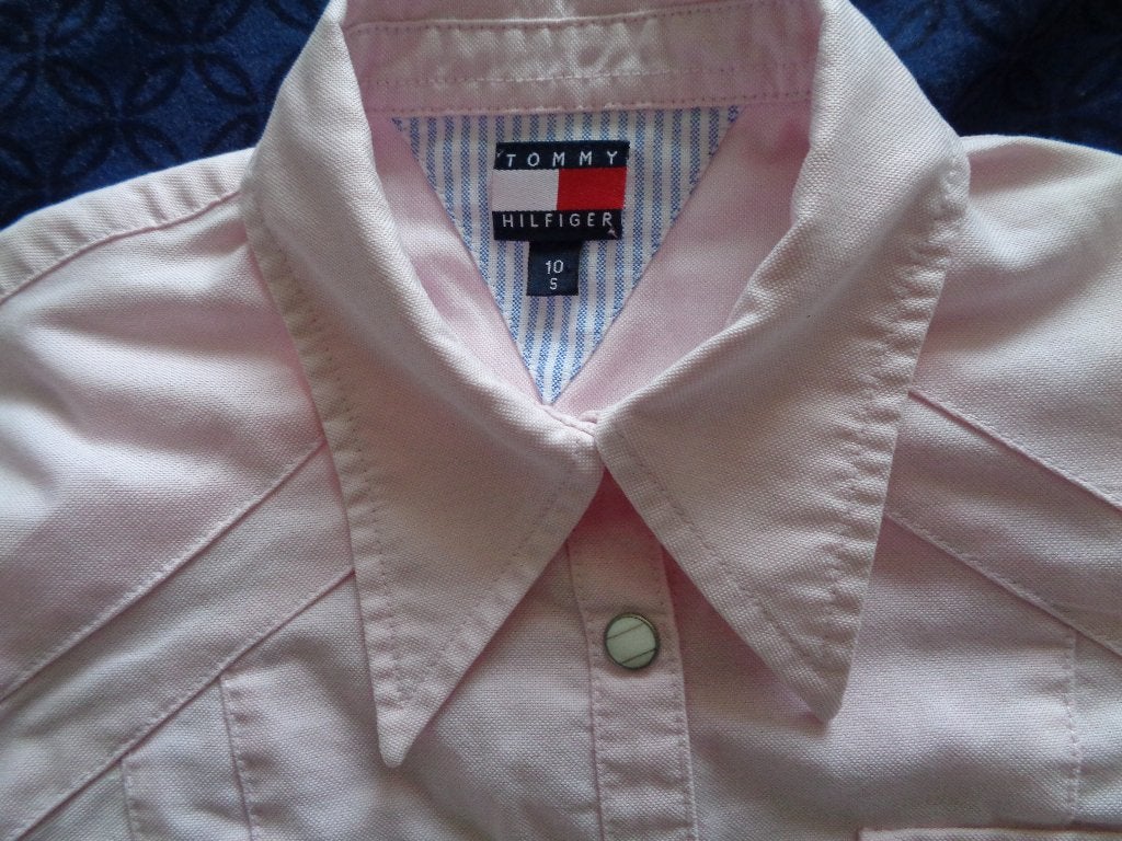 Tommy Hilfiger bloes maat 128 meisje, Meisje, Overhemd of Blouse, Ophalen of Verzenden, Tommy Hilfiger