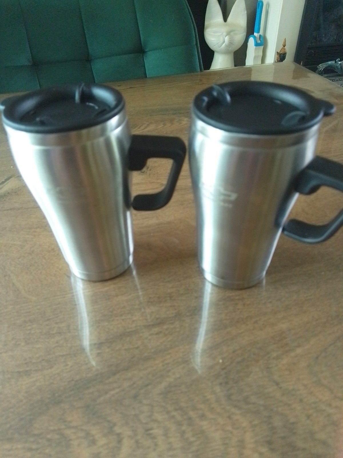 2 x rvs thermo beker, Ophalen, Nieuw
