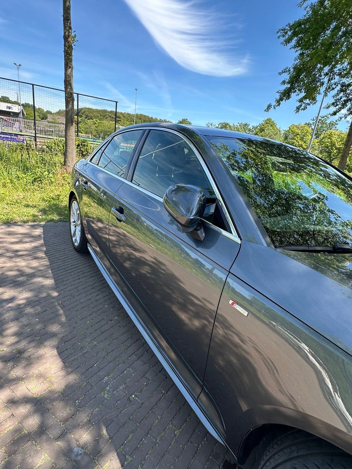 Audi A4 1.4 Tfsi 150pk S Tronic 2017 Grijs, Auto's, Audi, A4, Origineel Nederlands, Sedan, 149 pk