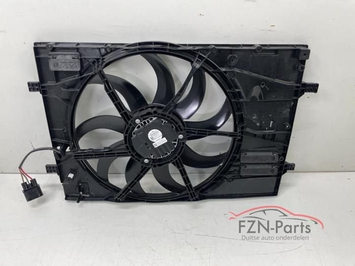 VW Golf 8 Ventilator Enkelfan + Koelluchtventilator + Behuiz, Ophalen of Verzenden, Gebruikt
