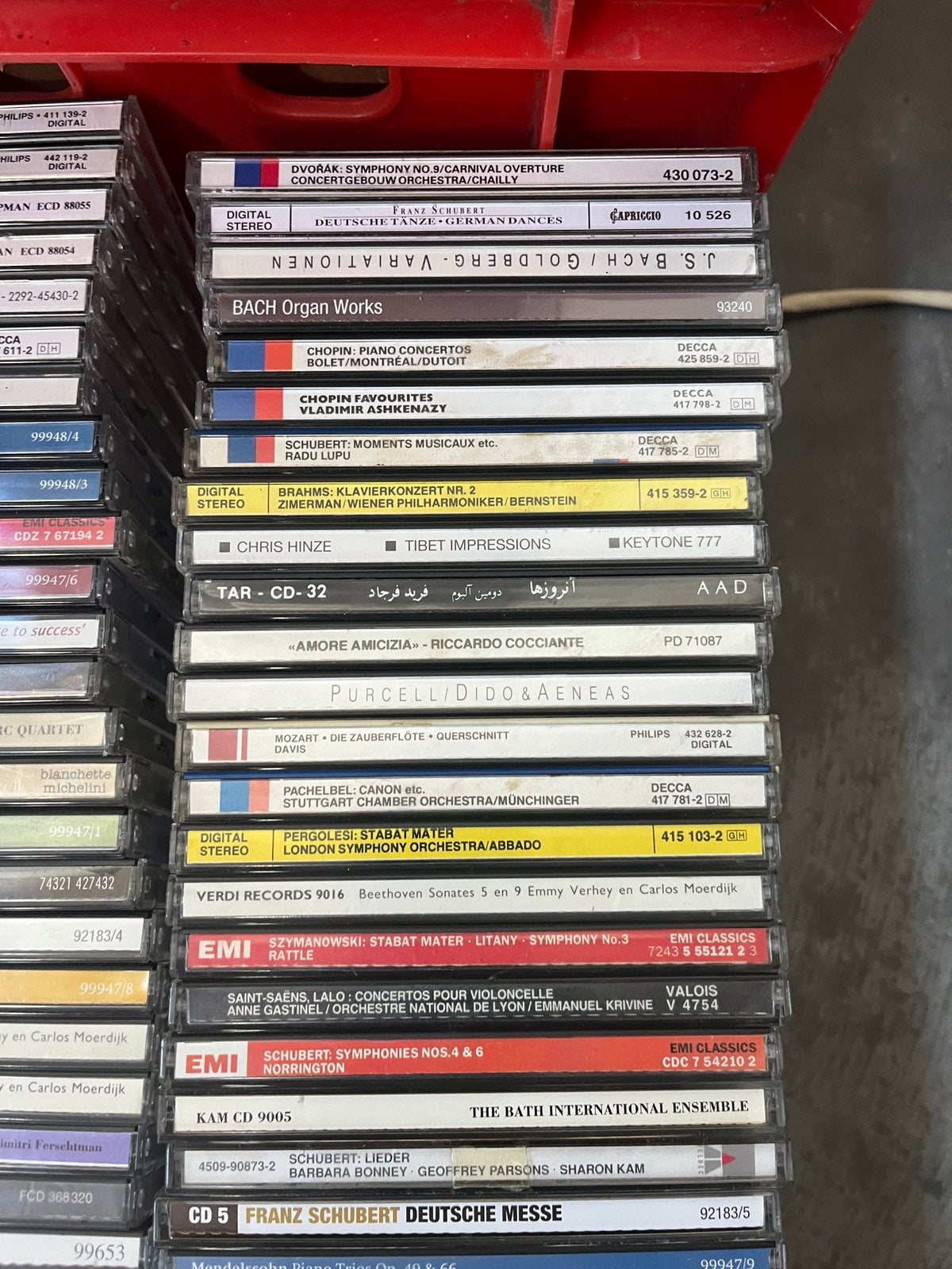 Meer dan 330 klassieke cd’s, Ophalen, Gebruikt