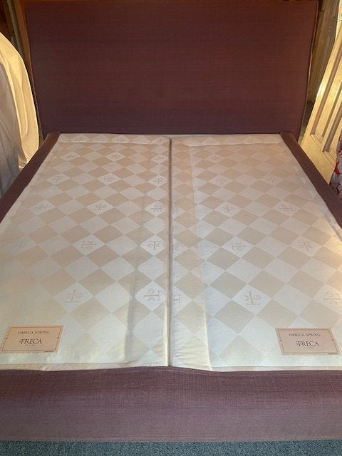 Tweepersoons boxspring van Treca de Paris, Ophalen, Gebruikt, Overige kleuren, Tweepersoons