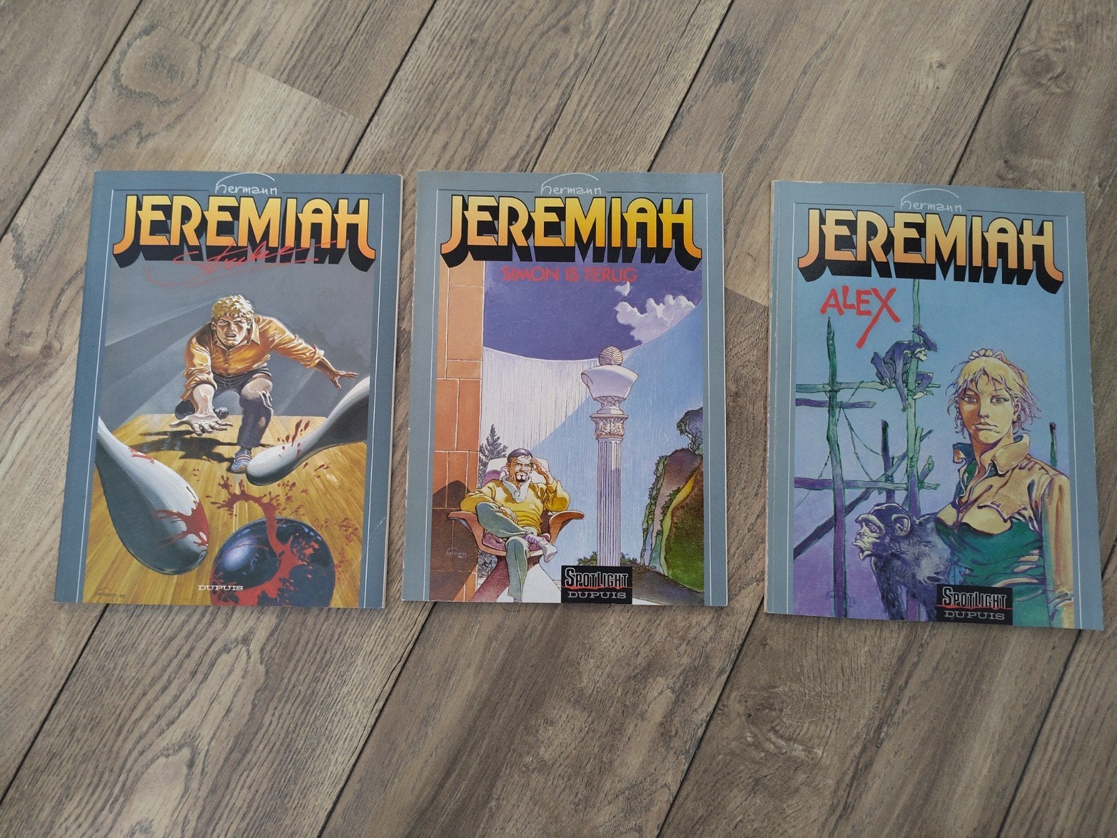 Jeremiah stripboeken - 3 delen, Meerdere stripboeken, Ophalen of Verzenden, Gelezen, Hermann
