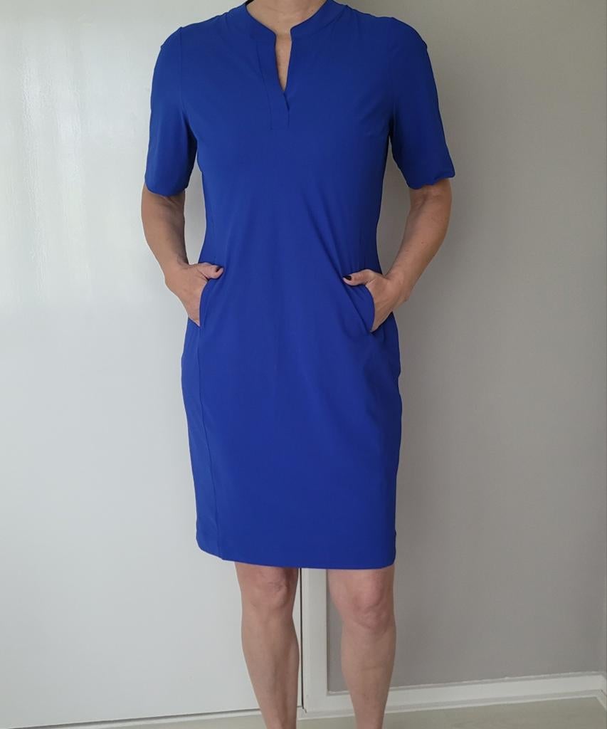 NIEUW!Studio Anneloes Simplicity jurkje M Kobaltblauw Travel, Maat 38/40 (M), Studio Anneloes, Nieuw, Knielengte