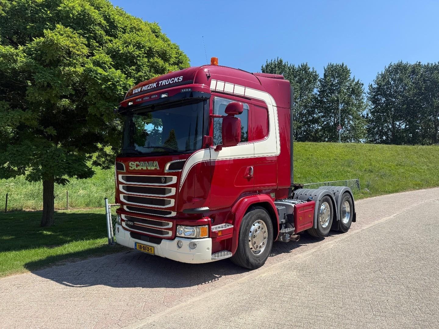 Scania G490 6x2 -Alcoa -Euro 6 VH1114, Auto's, Automaat, Euro 6, Bedrijf, 2 stoelen