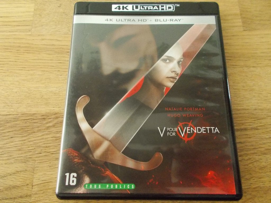 V For Vendetta (4K UHD & Blu-Ray), Film, Spaans, Ophalen of Verzenden, Zo goed als nieuw