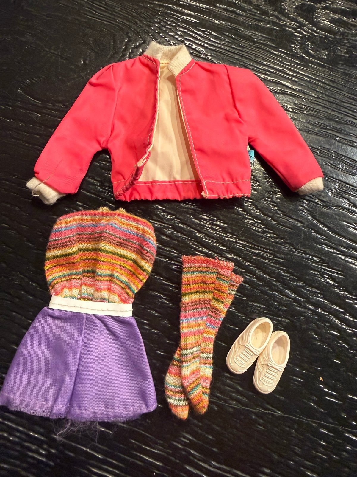 Vintage Barbie kleding set uit 1985, Ophalen of Verzenden, Gebruikt, Barbie