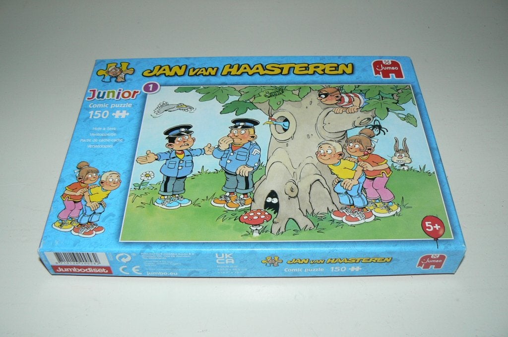 Jan van Haasteren Junior No.1 Verstoppertje 150 stukjes, Ophalen of Verzenden, Minder dan 500 stukjes, Zo goed als nieuw
