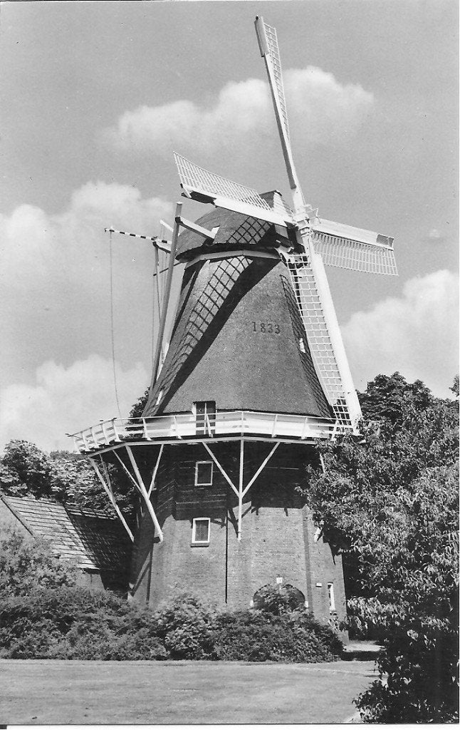 Ansichtkaart Korenmolen "Hazewind" Gieten, Drenthe 1975, Ophalen of Verzenden, 1960 tot 1980, Ongelopen, Drenthe