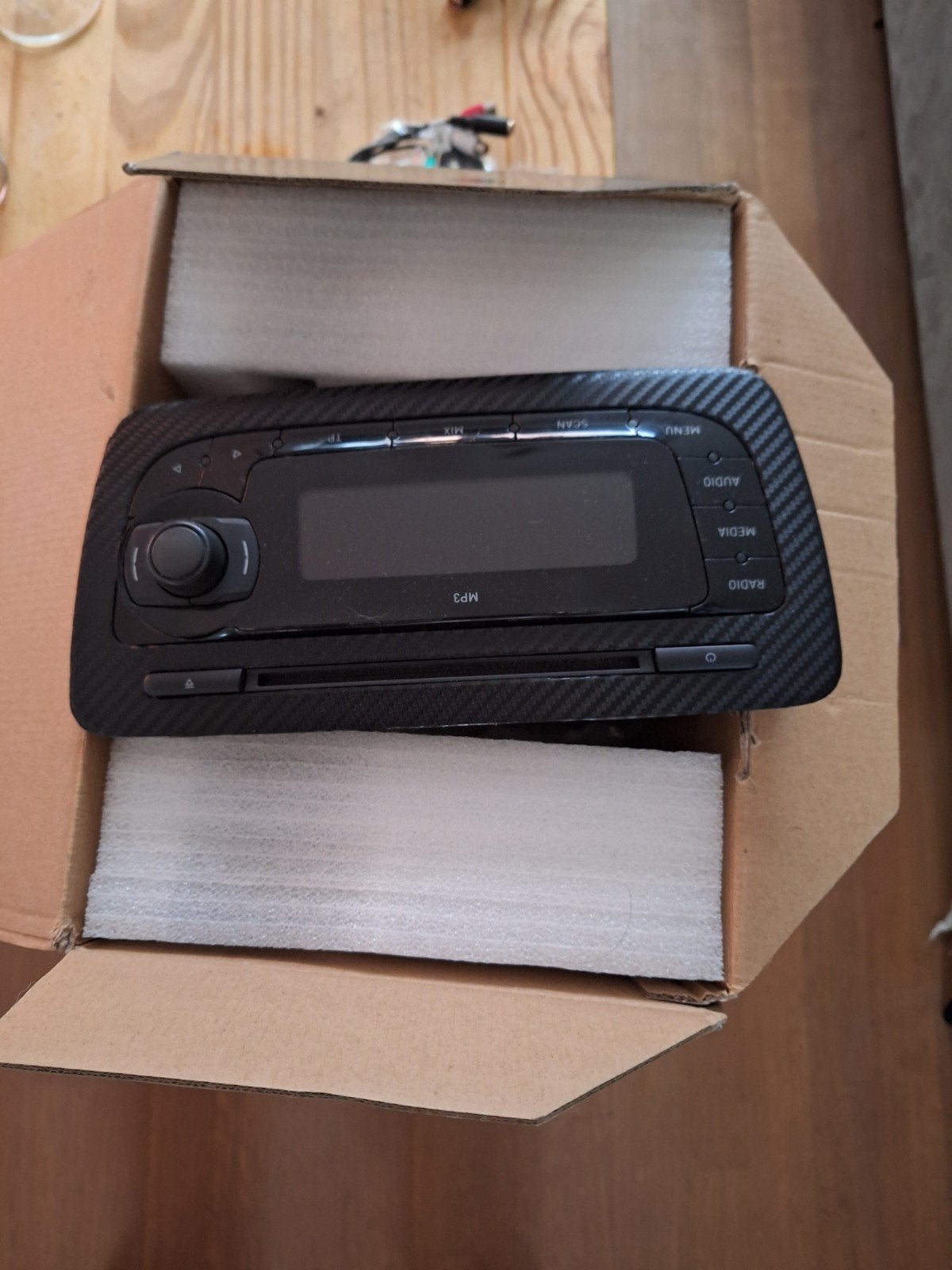 Originele Seat Blaupunkt Autoradio CD/MP3 - 6J0 035 153 B, Ophalen, Nieuw