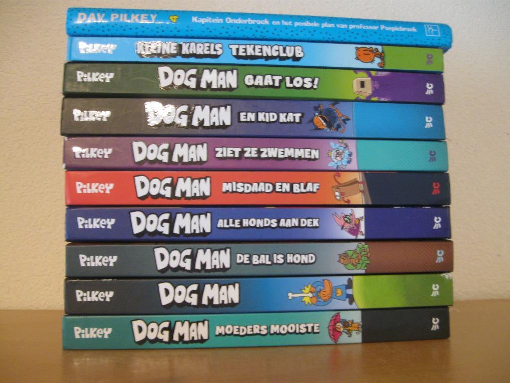 100 KINDERBOEKEN RUTGER THOMAS GRIJZE JAGER BOOMHUT DOG MAN, Boeken, Ophalen of Verzenden, Gelezen