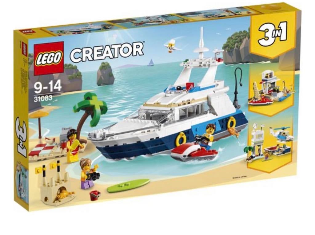 Lego Creator Cruise Avonturen - 31083, Ophalen of Verzenden, Zo goed als nieuw, Complete set, Lego