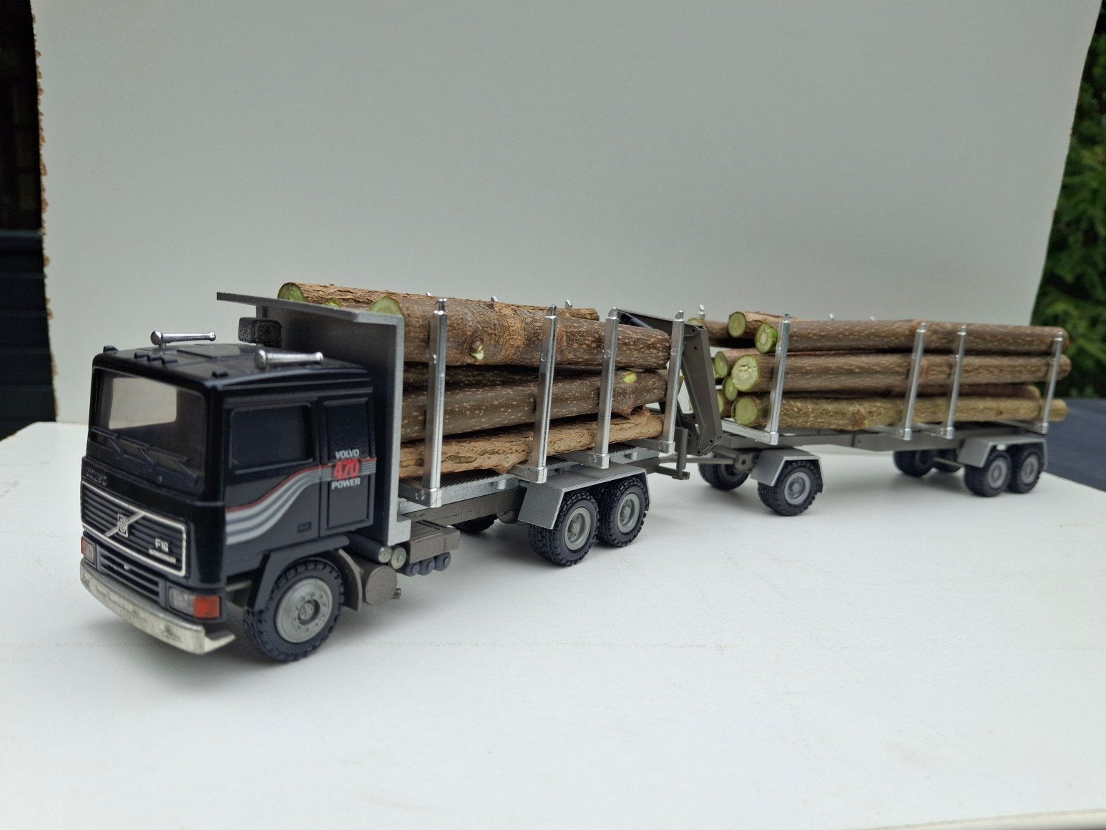 VOLVO F16 INTERCOOLER BOOMTRANSPORT 1:50, Hobby en Vrije tijd, Ophalen of Verzenden, Zo goed als nieuw, Hijskraan, Tractor of Landbouw