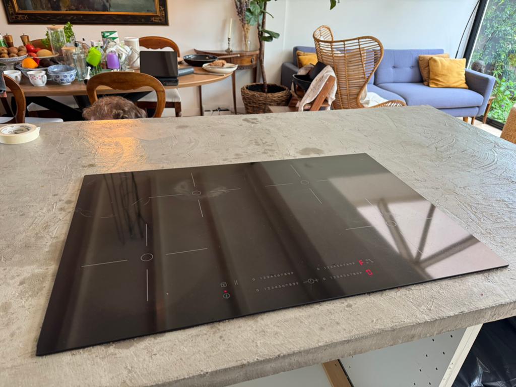 Inductieplaat Ikea 78x52 - 4 kookzones, Witgoed en Apparatuur, Kookplaten, Ophalen, 4 kookzones, Zo goed als nieuw, Inbouw