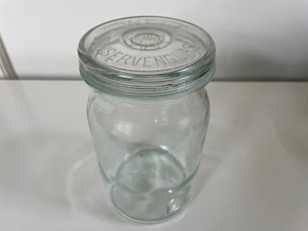 C438 Weckpot Welt Conservenglas 1,5 liter, Huis en Inrichting, Keuken | Potten en Pannen, Ophalen of Verzenden, Gebruikt, Glas