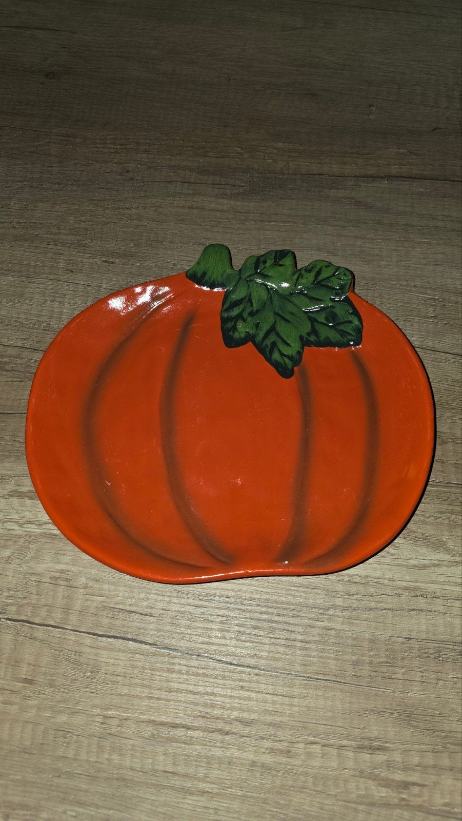 Bord pompoen - Herfst/Halloween sfeer, Ophalen, Gebruikt, Overige stijlen, Oranje