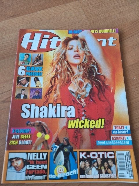 Hitkrant 2002 Shakira K-otic Ms Dynamite Atomic Kitten Blue, Verzenden, 1980 tot heden, Nederland, Tijdschrift
