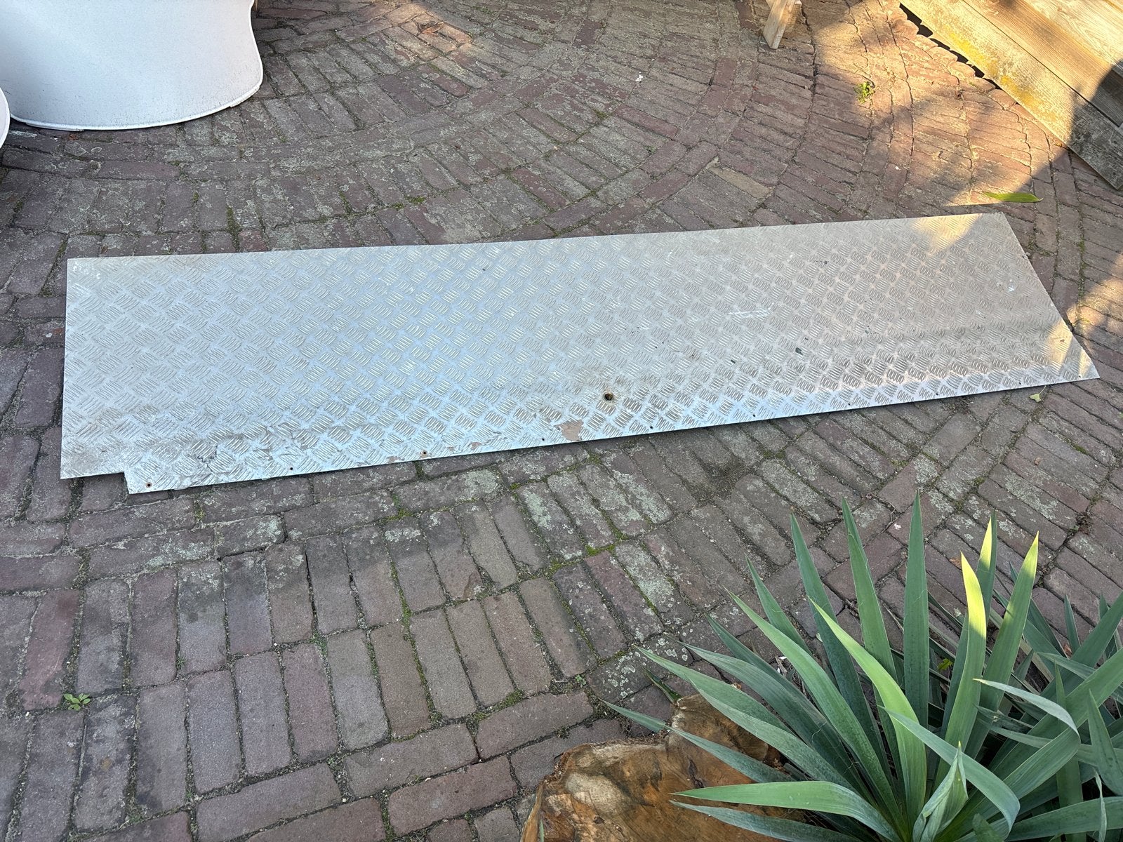 Aluminium rijplaat / oprijplaat - Gebruikt, Ophalen, Gebruikt, Universele onderdelen