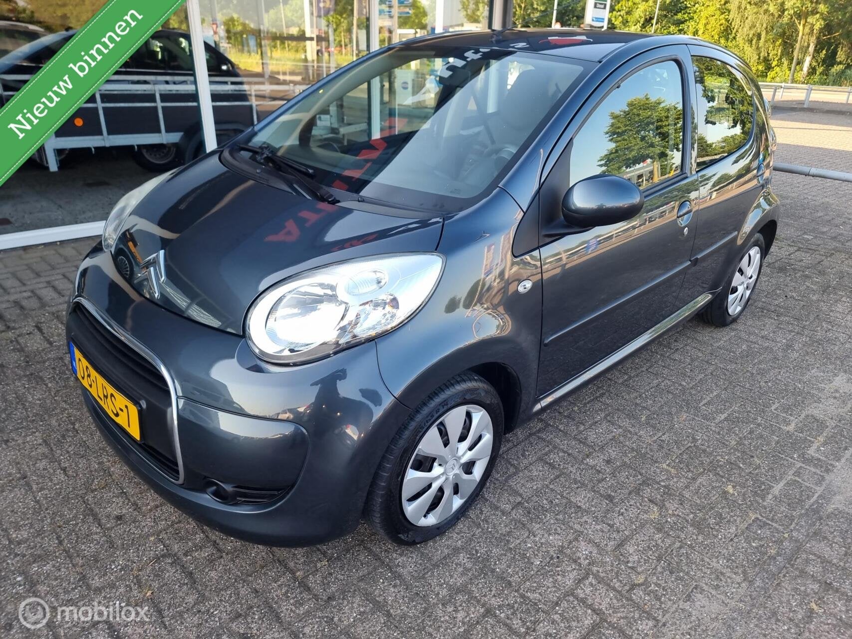 Citroen C1 1.0-12V Exclusive 5 Drs Automaat Airco Apk, Gebruikt, Metallic lak, 4 stoelen, C1