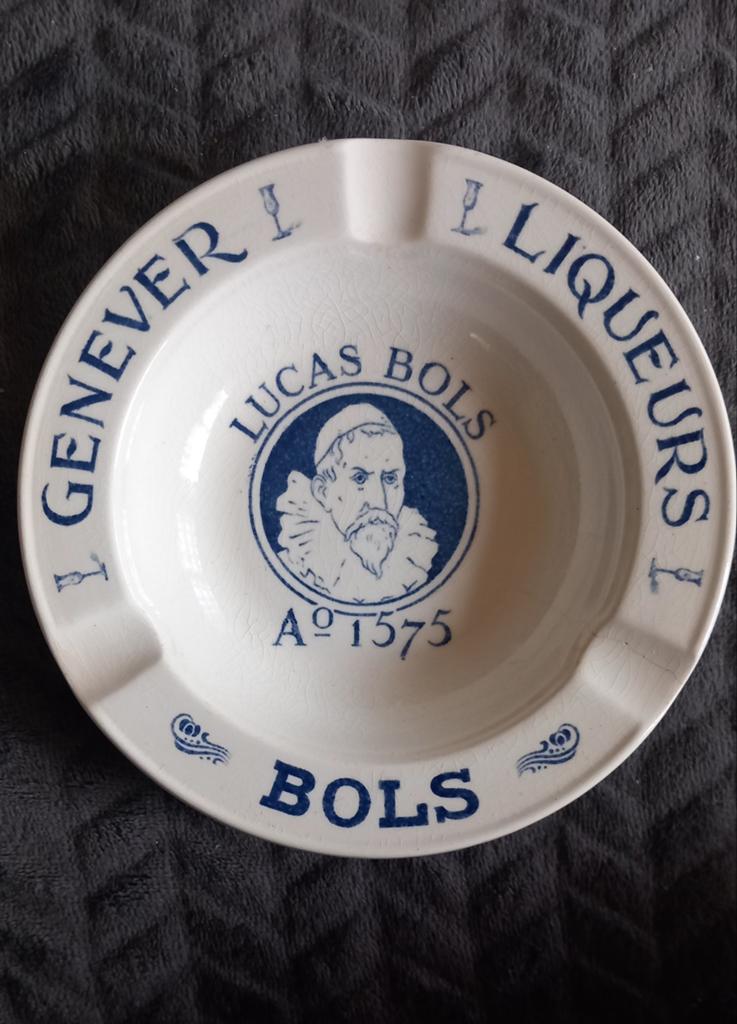 ZELDZAAM 1929 Bols Asbak Antiek Société Céramique Maestricht, Ophalen of Verzenden