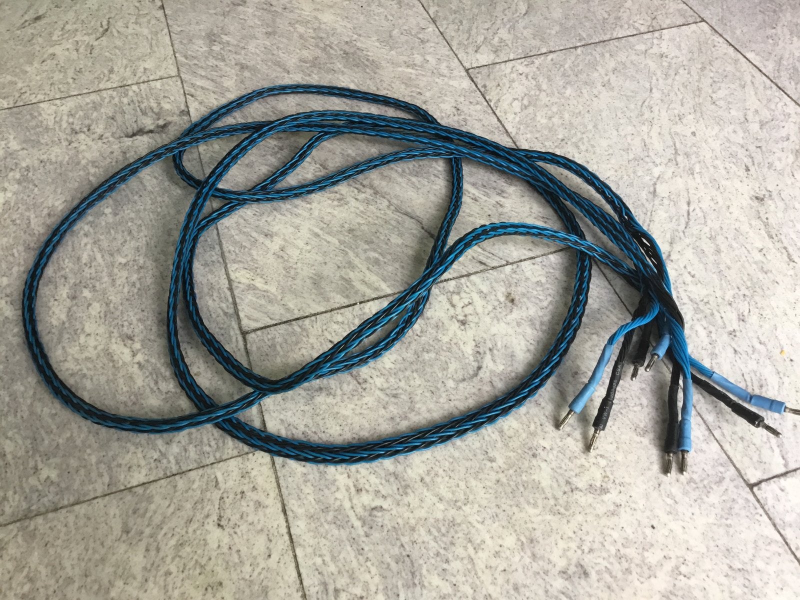 Kimber PR8 luidsprekerkabels - 2.60 meter, Ophalen of Verzenden, Gebruikt, 2 tot 5 meter, Luidsprekerkabel