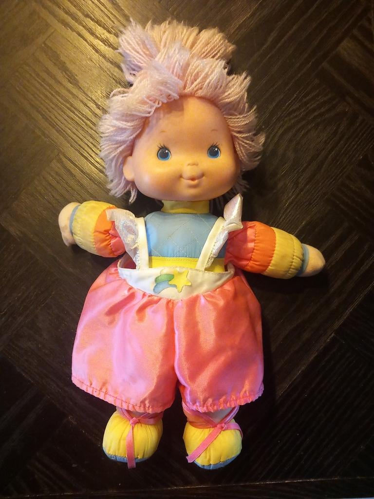 Vintage 1983 Rainbow Bright Baby Brite  15" Hallmark mattel, Gebruikt, Overige typen, Ophalen of Verzenden, Info@hallmark.com