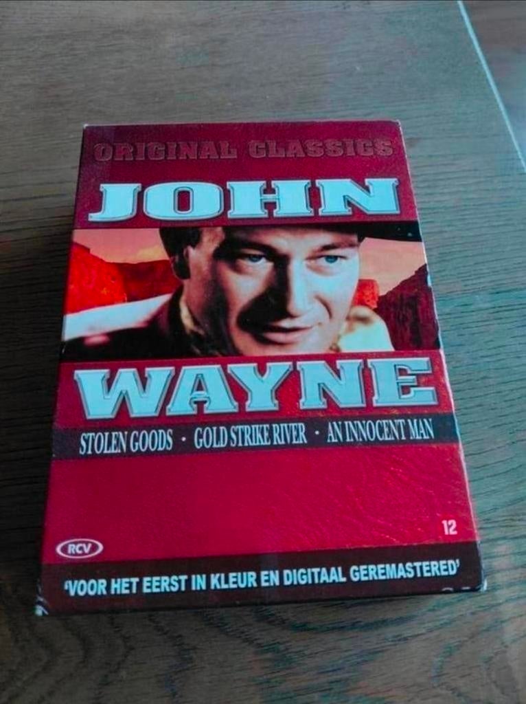 John Wayne 3 dvd box., Alle leeftijden, Ophalen of Verzenden, Zo goed als nieuw, Voor 1940
