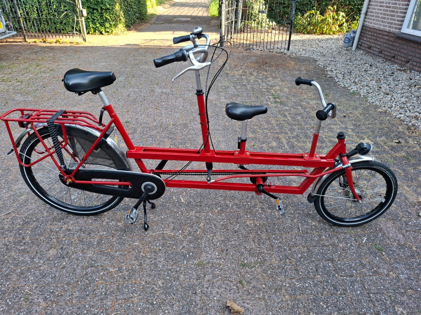 Onderwater tandem rood, Minder dan 10 versnellingen, 55 cm of meer, Ophalen, 53 tot 57 cm