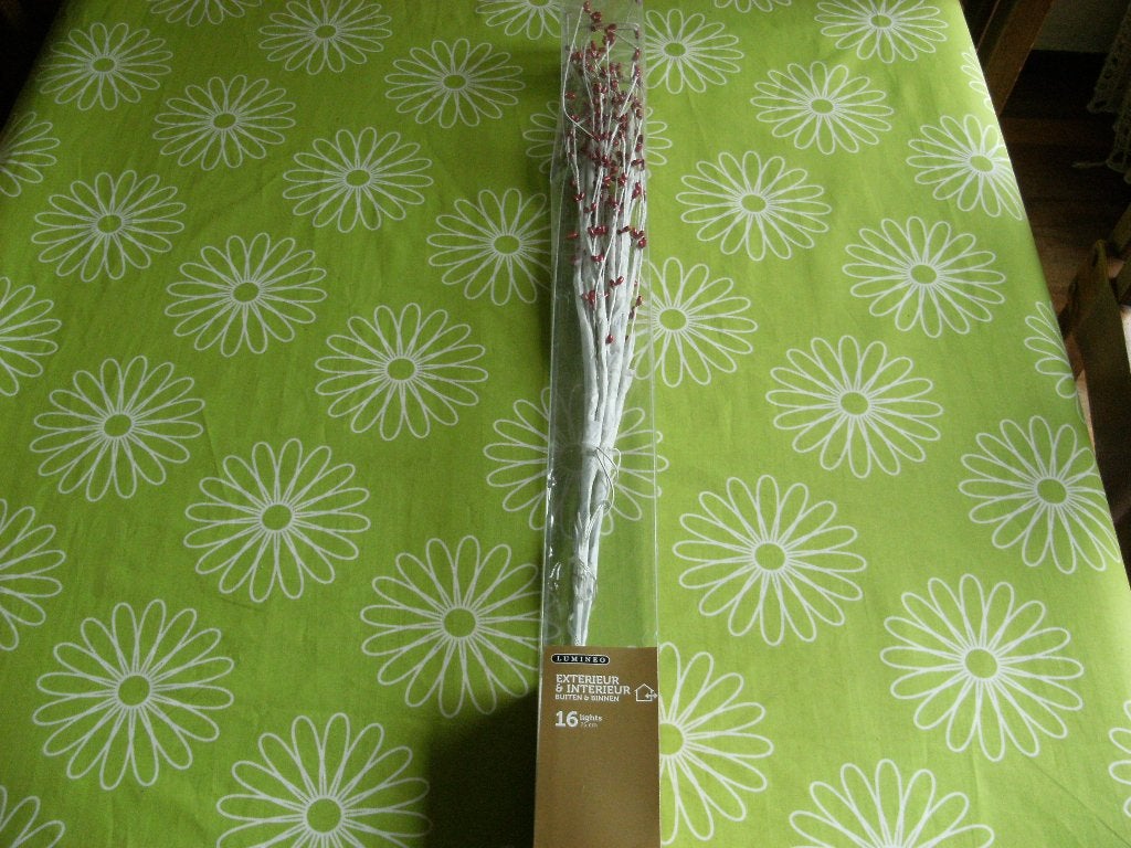 Nieuw in doos : Witte kersttakken 75cm met verlichting, Ophalen, Nieuw