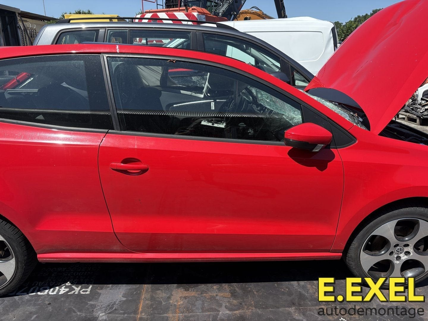 Deur rechts Volkswagen Polo 6R 3deurs LP3G, Auto-onderdelen, Gebruikt, -, Ophalen of Verzenden, -
