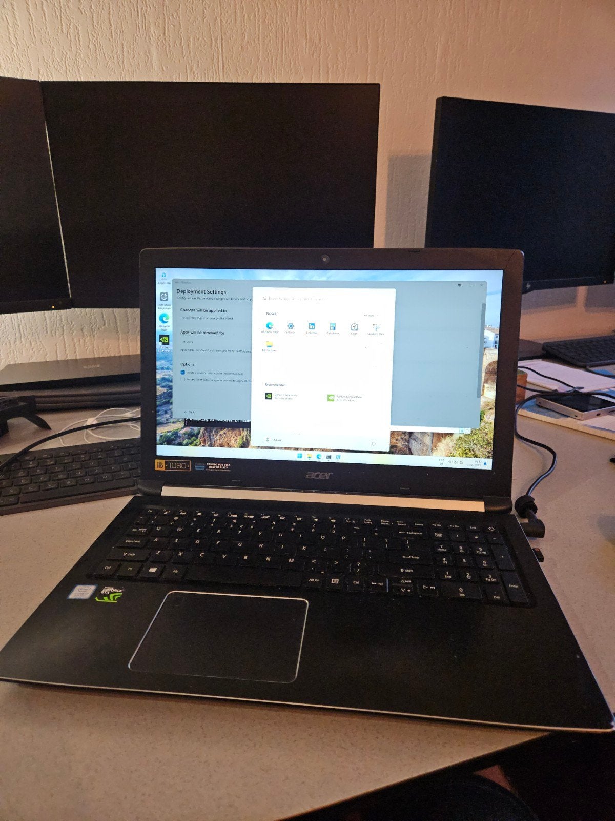Acer Aspire I7 8GB GTX 1050 (trackpad defect), Computers en Software, Chromebooks, Gebruikt, Ophalen