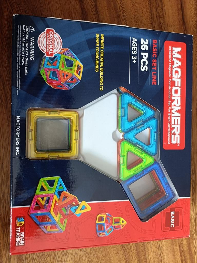 Magformers 26 Stuks - Magnetisch Bouwspeelgoe, Kinderen en Baby's, Speelgoed | Bouwstenen, Ophalen of Verzenden, Zo goed als nieuw
