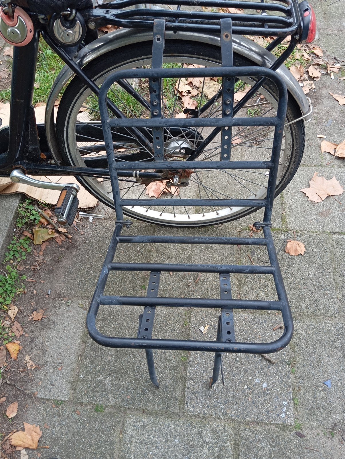 voordrager zwart extra breed, Fietsen en Brommers, Ophalen of Verzenden