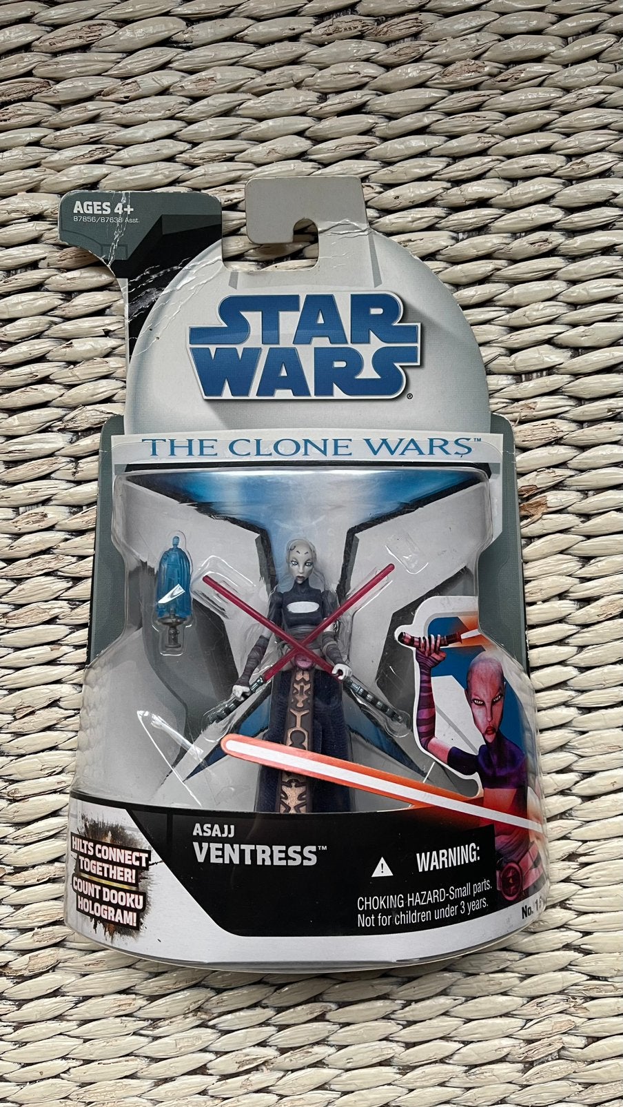 Star Wars, The Clone Wars Asajj Ventress MOC nr.15, Ophalen of Verzenden, Zo goed als nieuw, Actiefiguurtje