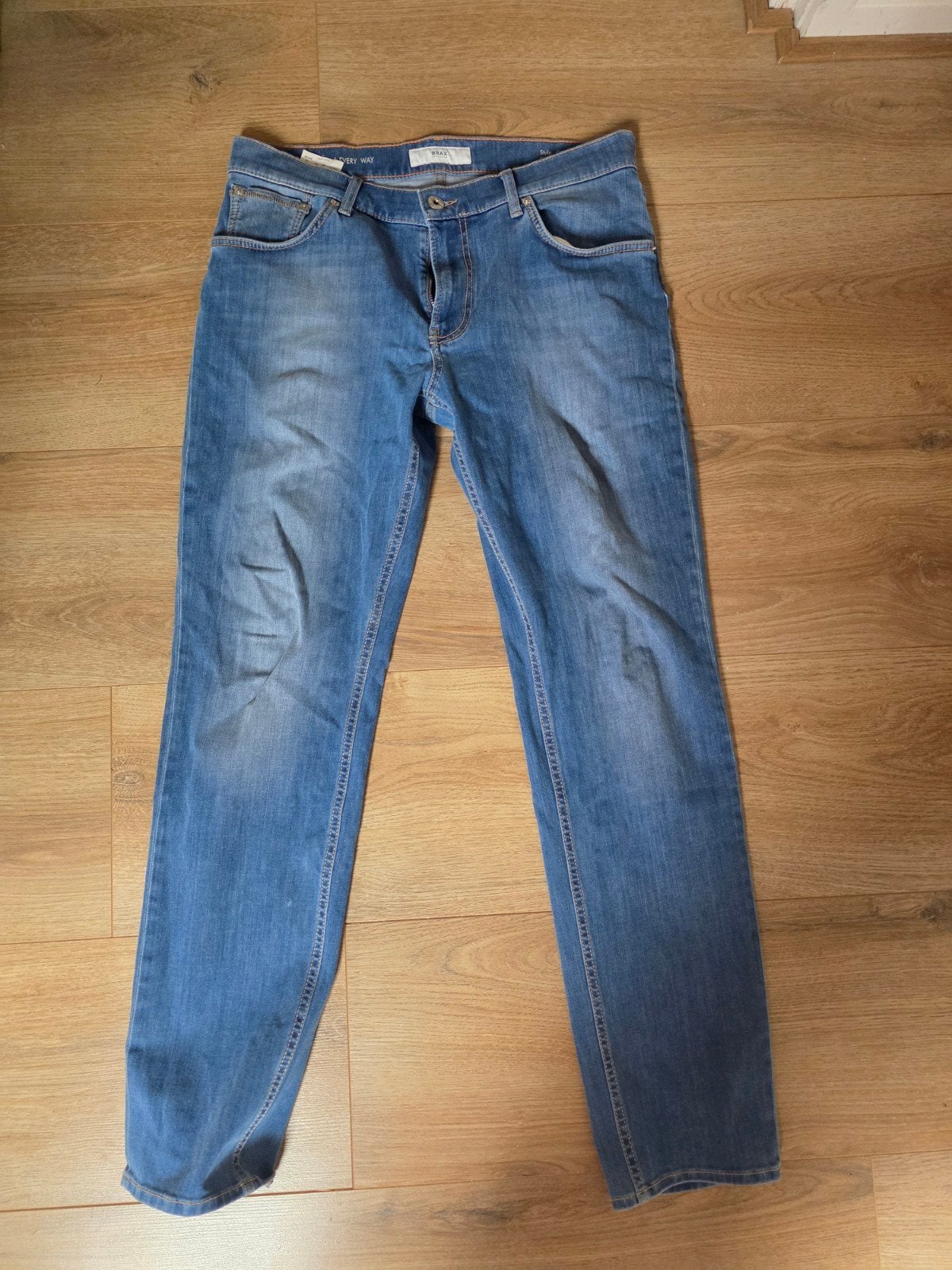 Jeans BRAX spijkerbroek 34/34 tapered fit blauw, Brax, Blauw, Ophalen of Verzenden, Zo goed als nieuw