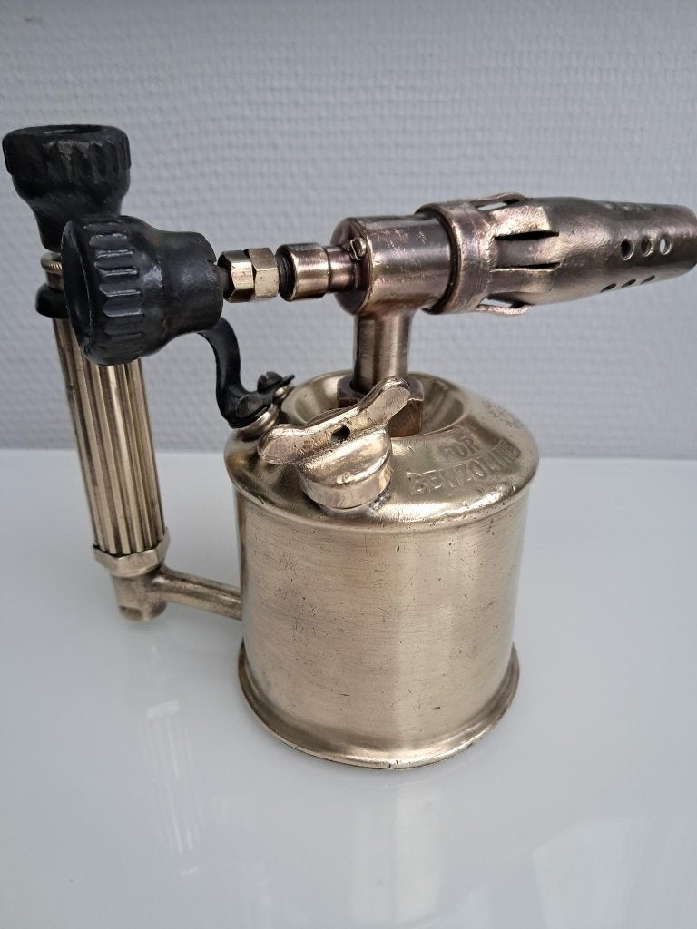 vintage benzinebrander  messing, Ophalen of Verzenden, Koper