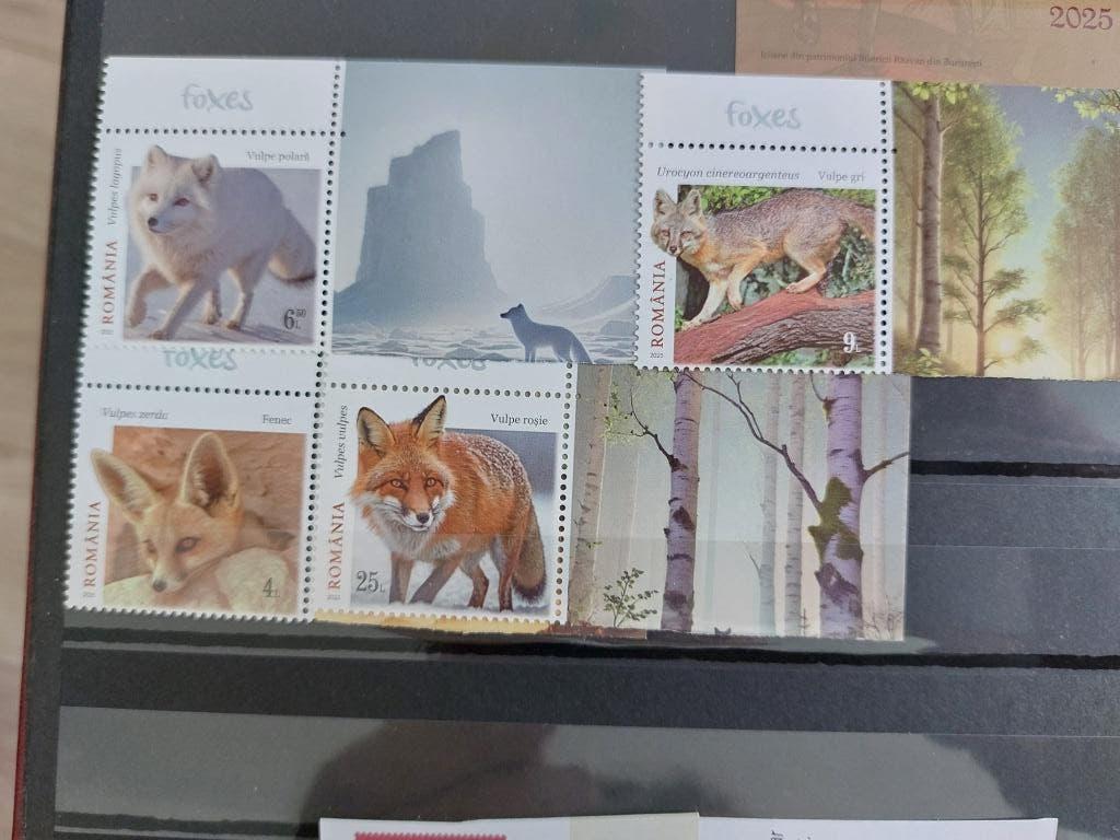 Vossen  Roemenie, Verzenden, Postfris, Dier of Natuur